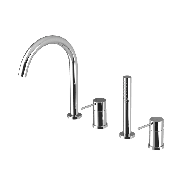 ULTRAMIX 4-otworowa bateria wannowa na brzeg wanny, chrom
