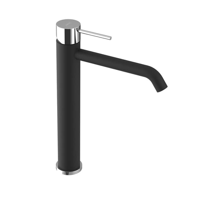 ULTRAMIX bateria umywalkowa bez odpływu, czarny mat/chrom