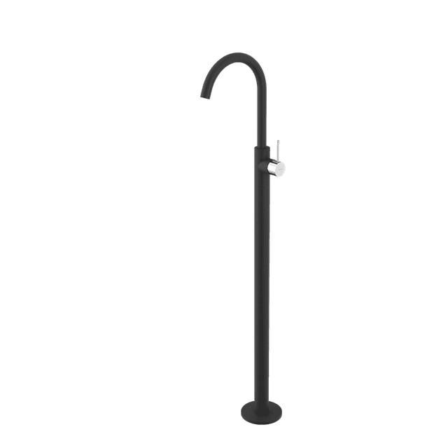 ULTRAMIX bateria umywalkowa do podłogi, czarny mat/chrom