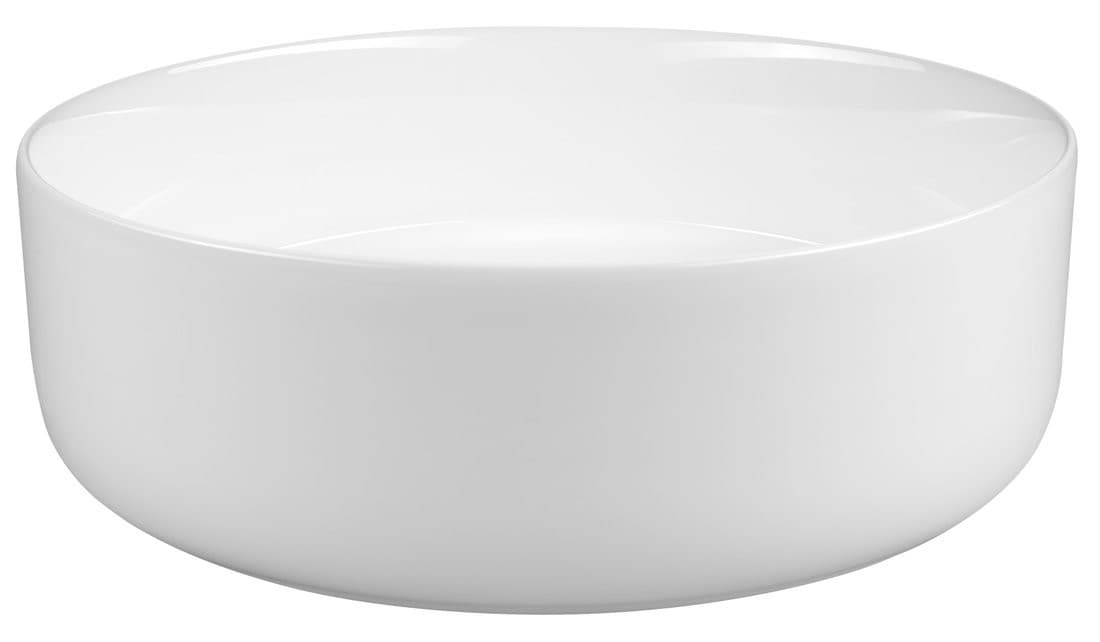 FIASTRA umywalka ceramiczna nablatowa, średnica 40cm, biały