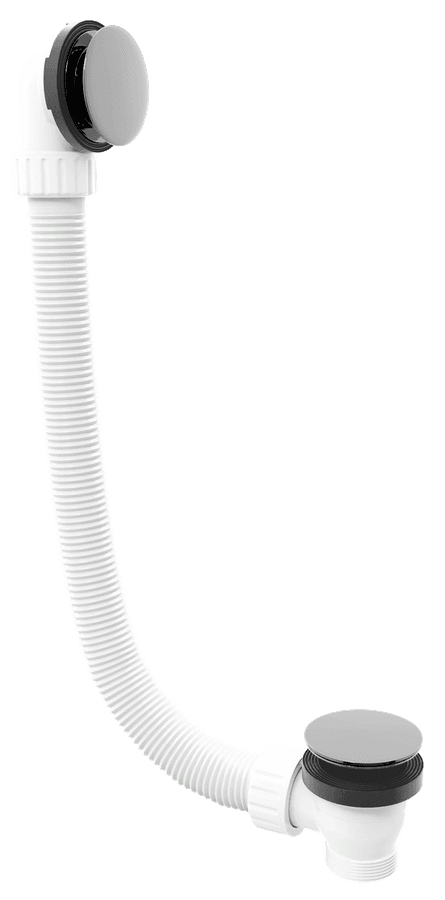Zestaw odpływowy, klik-klak, długość 1200mm, korek 72mm, chrom