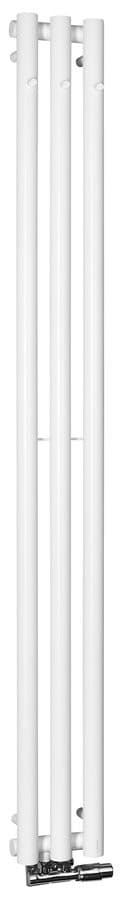 PILON grzejnik łazienkowy 196x1800mm, 3 wieszaki, biały mat