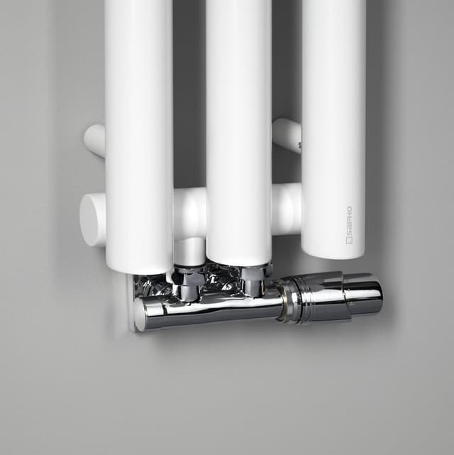 PILON grzejnik łazienkowy 196x1800mm, 3 wieszaki, biały mat