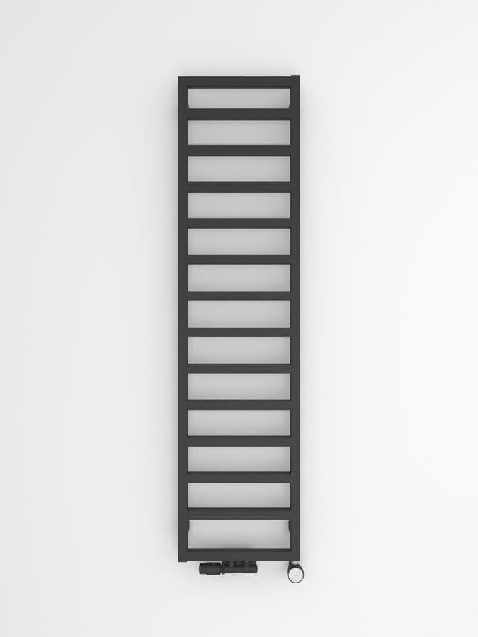 GIANLUCA grzejnik łazienkowy 400x1590mm, czarny mat