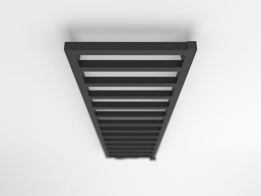 GIANLUCA grzejnik łazienkowy 400x1590mm, czarny mat