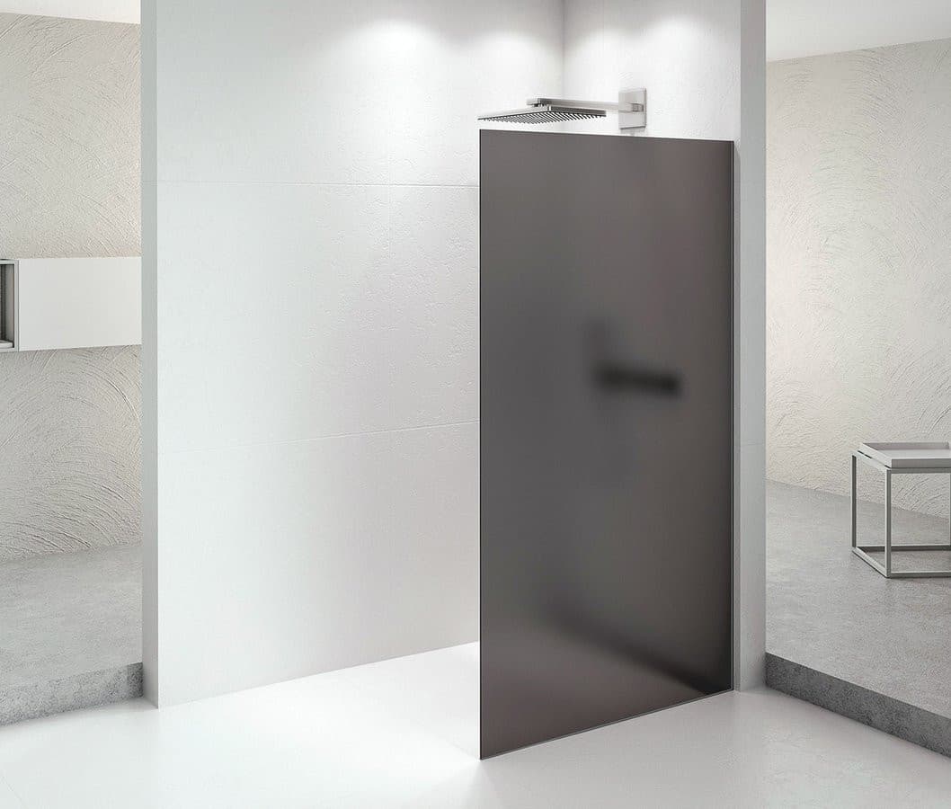 ARCHITEX CHROM walk-in, 962 mm, szkło mat dymione