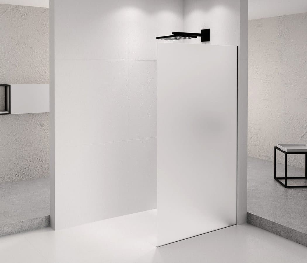 ARCHITEX BLACK MATT walk-in, 762 mm, szkło matowe