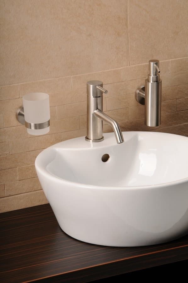 MINIMAL bateria umywalkowa bez odpływu, stal nierdzewna AISI304