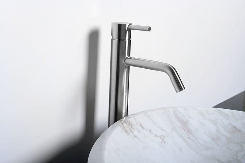 MINIMAL wysoka bateria umywalkowa AISI304 bez odpływu
