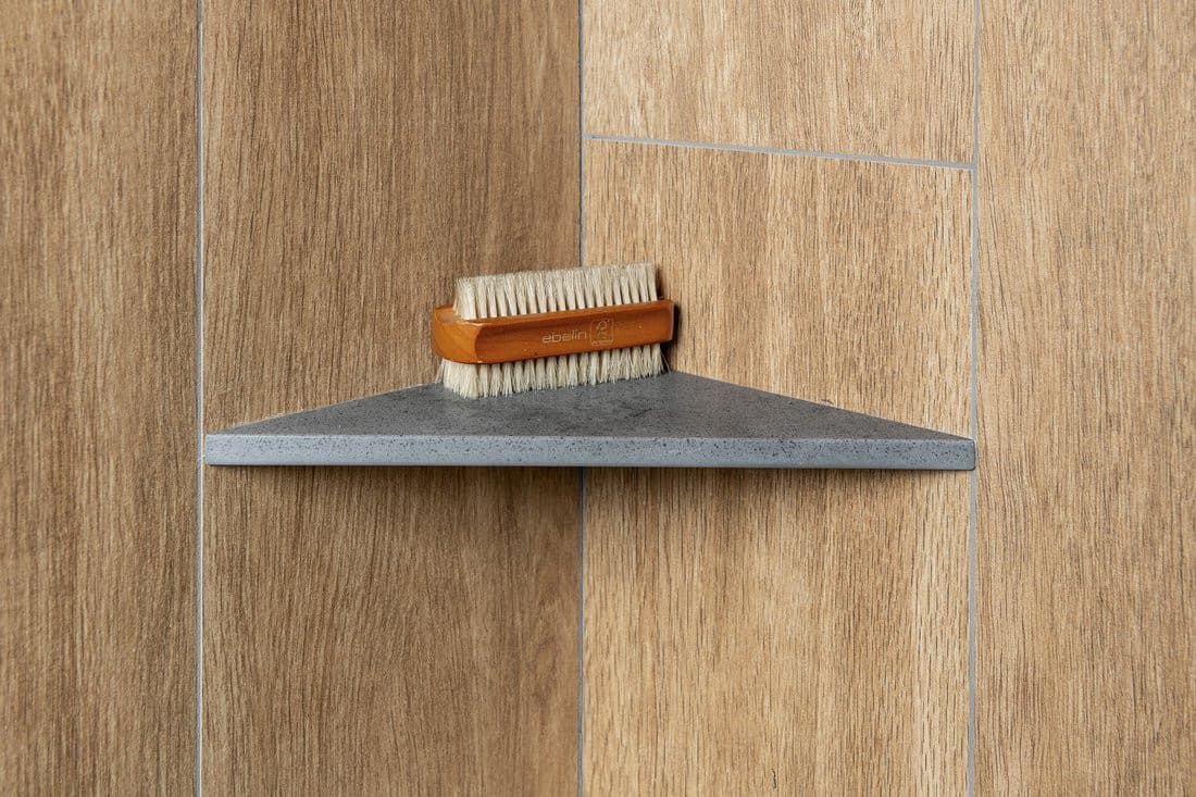 ABELINE półka narożna Rockstone 250x250mm, concrete