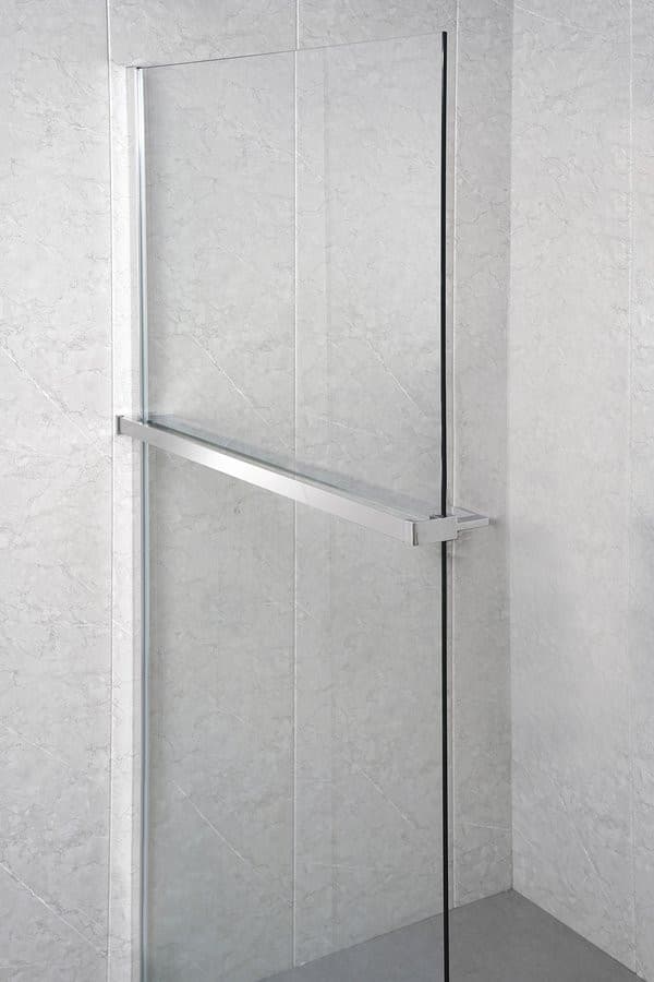 Półka do walk-in kabinę prysznicową, 142cm, chrom