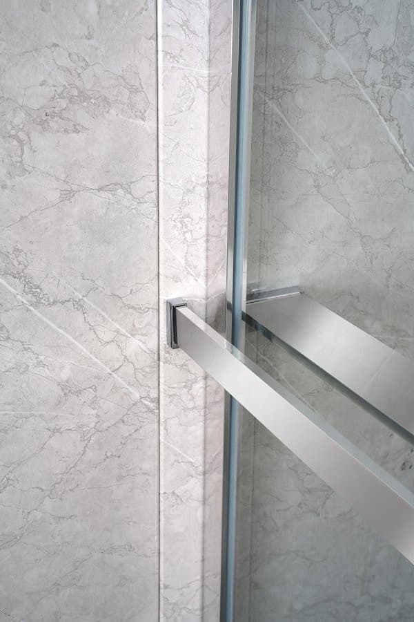 Półka do walk-in kabinę prysznicową, 142cm, chrom