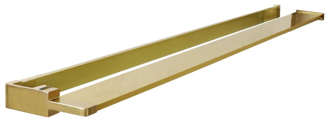 Półka do walk-in kabinę prysznicową, 142cm, złoto mat