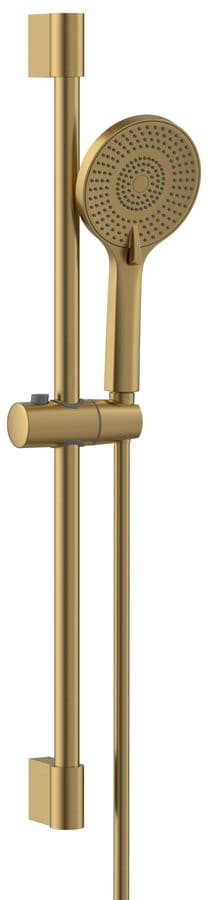 Zestaw prysznicow, uchwyt przesuwny 700mm, złoto mat