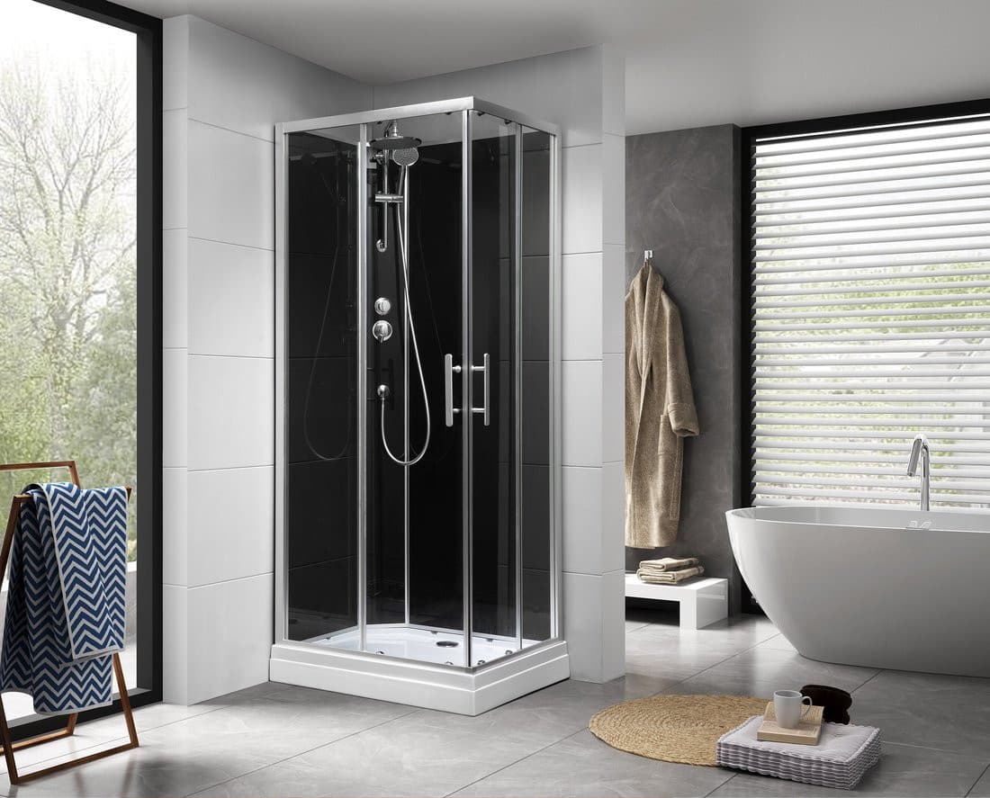 GRANVIK boks prysznicowy 700x900x2180mm, szkło czyste