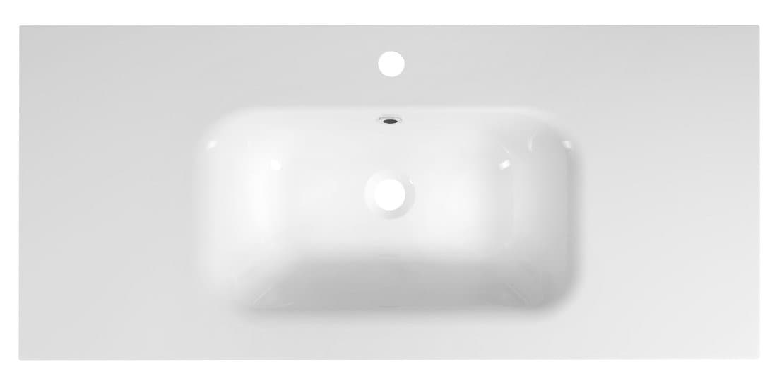 SIDRA umywalka kompozytowa 101x46cm, biała