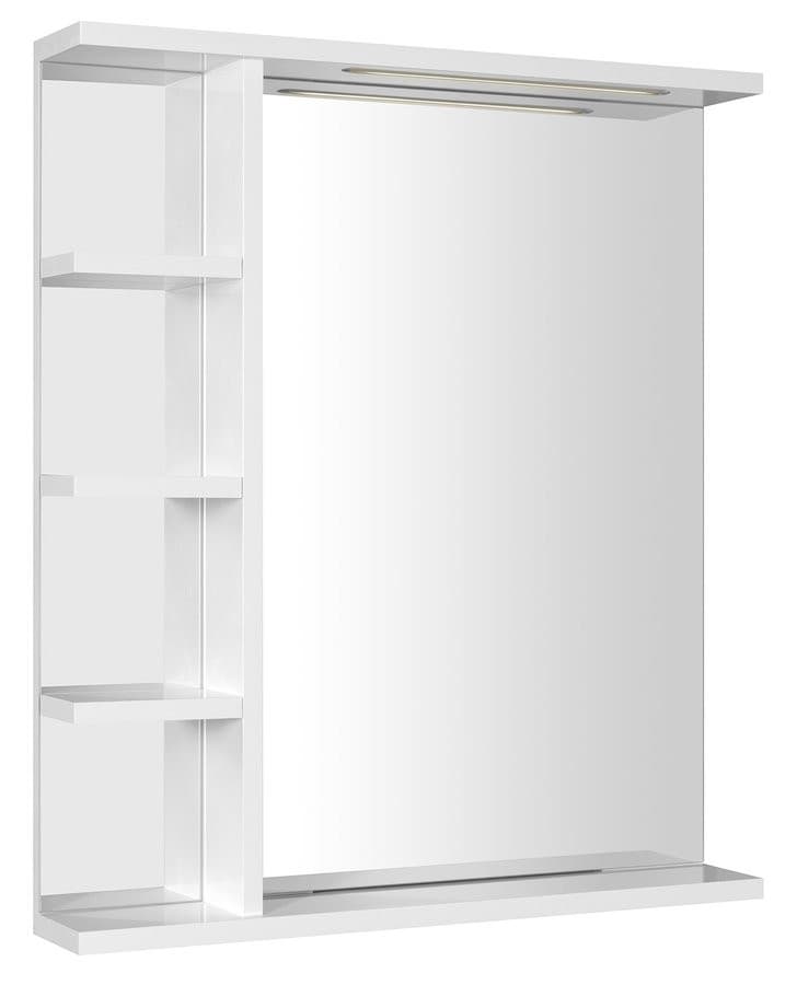 KORIN STRIP lustro z oświetleniem LED i półkami 60x70x12cm