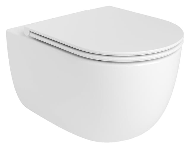 GLANZ deska WC, SLIM, Soft Close, Easy Take, biały