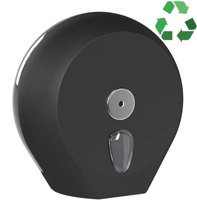 ECOLORED Toilettenpapierspender bis Ø 23cm, ABS, schwarz matt