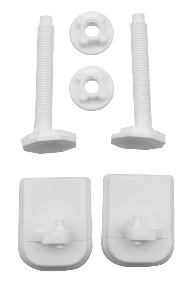 Mocowanie śruba z nakrętką, 2 szt., plastik