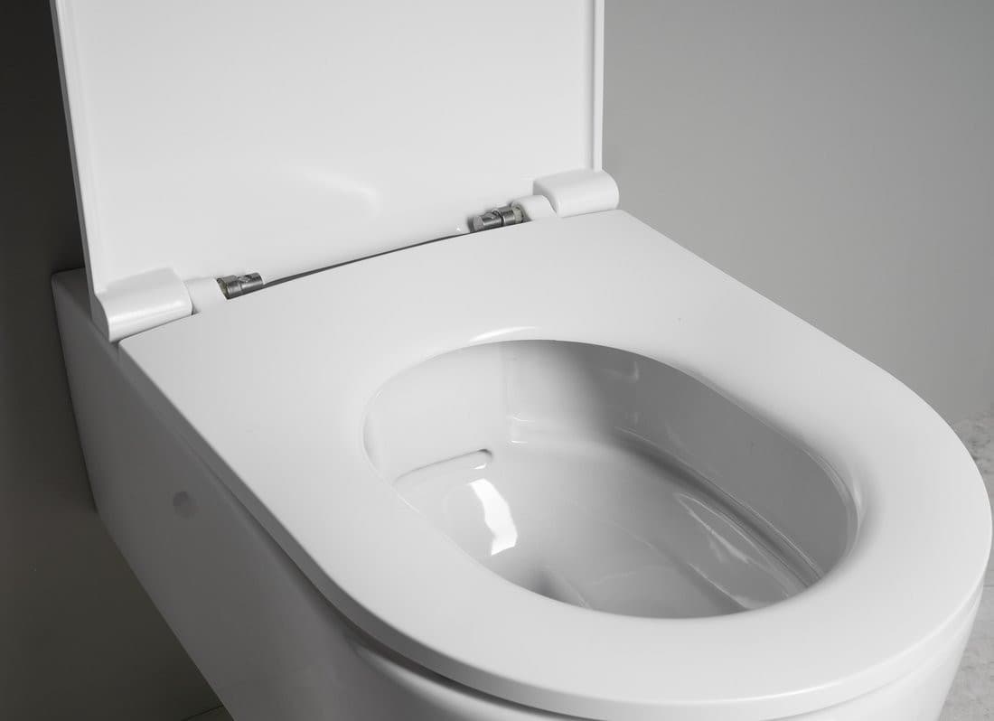 SISTEMA A miska WC wisząca, Rimless, 36x53,5cm, biały