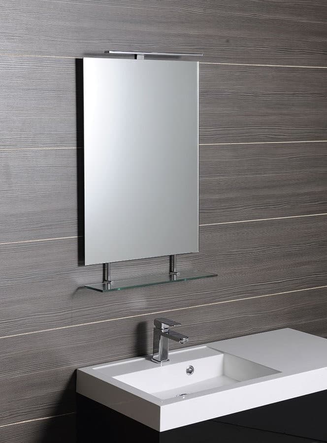 WEGA lustro 800x800 mm z półką - elegancki dodatek