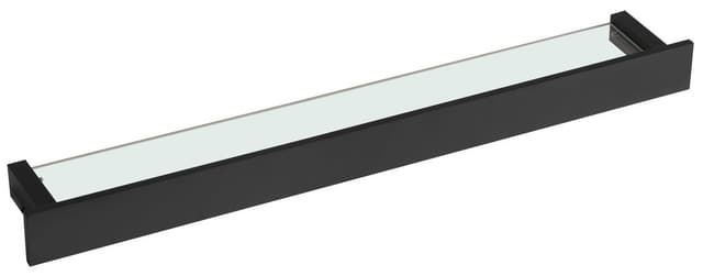 PATRON półka szklana 78cm, czarna