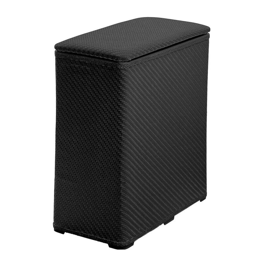 AMBROGIO kosz na bieliznę, 50x55x28 cm, czarny