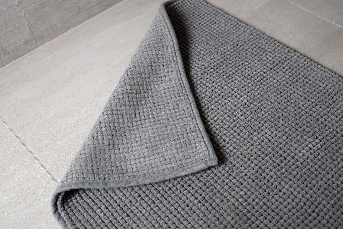 CHENILL dywanik łazienkowy 50x80cm, 100% polyester, szary