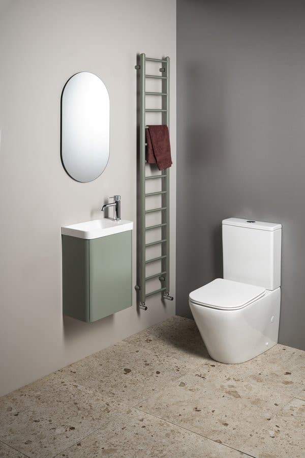 IMALA kompakt WC, Vortex Rimless, odpływ poziomy/pionowy, biały