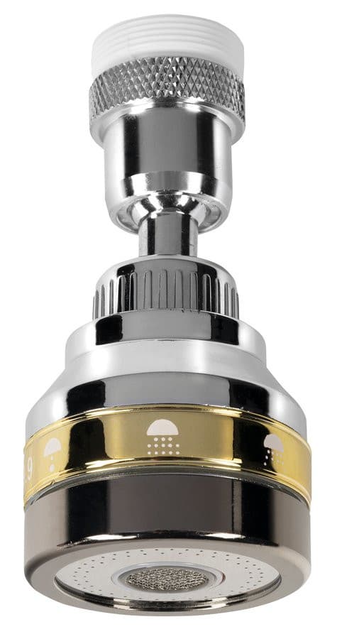 Perlator z  łącznikiem i redukcją M22x1, chrom