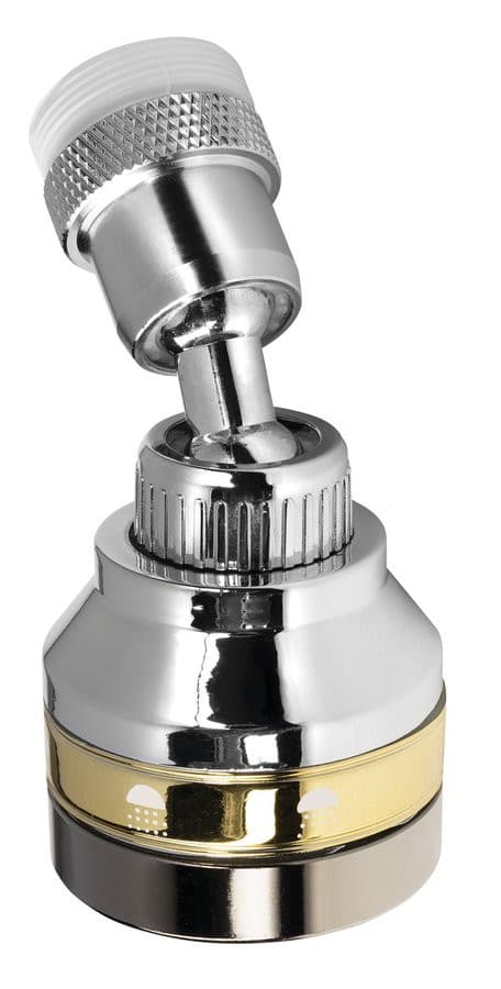 Perlator z  łącznikiem i redukcją M22x1, chrom