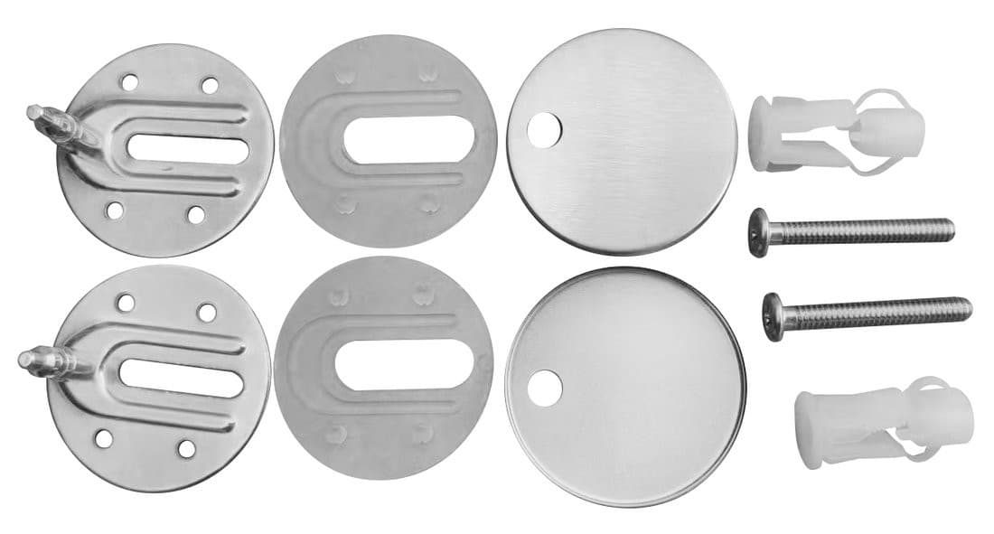 Zestaw 2 zawiasy do deski WC (PZS102V)