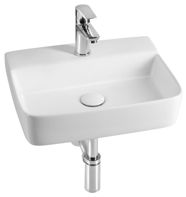 CRISTY umywalka ceramiczna 45x34cm, biały