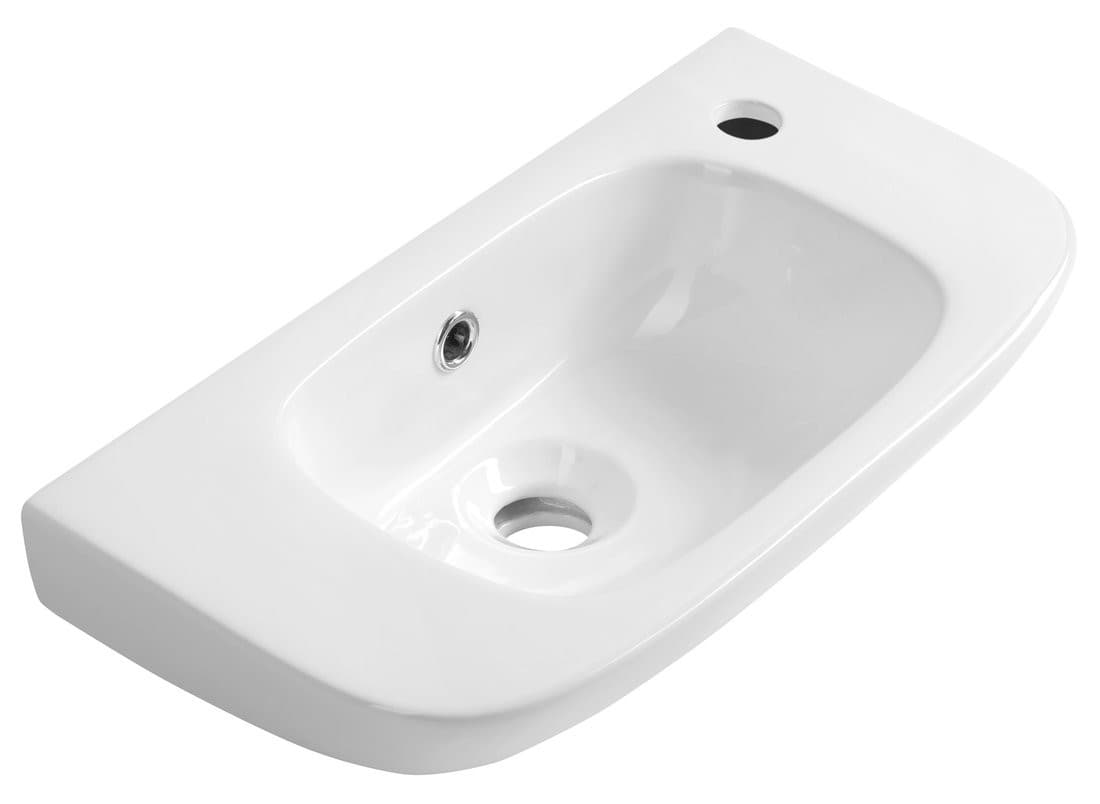 KIA umywalka ceramiczna 49x25cm, biały