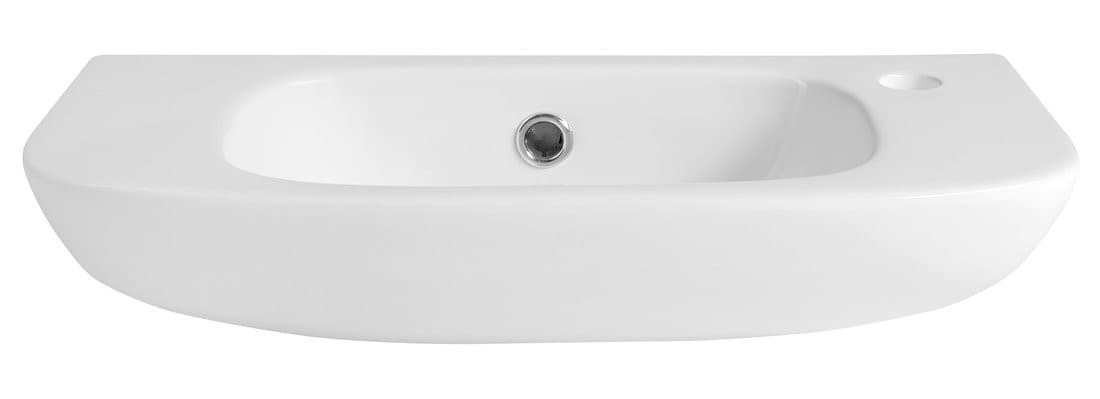 KIA umywalka ceramiczna 49x25cm, biały