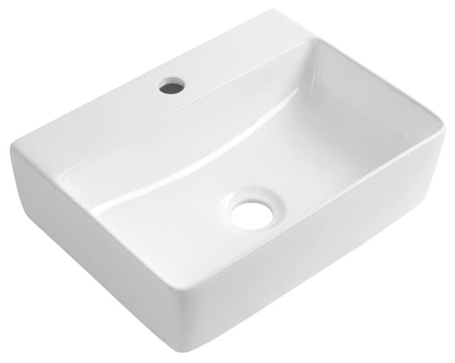 MERCY umywalka ceramiczna 41x31cm, biały