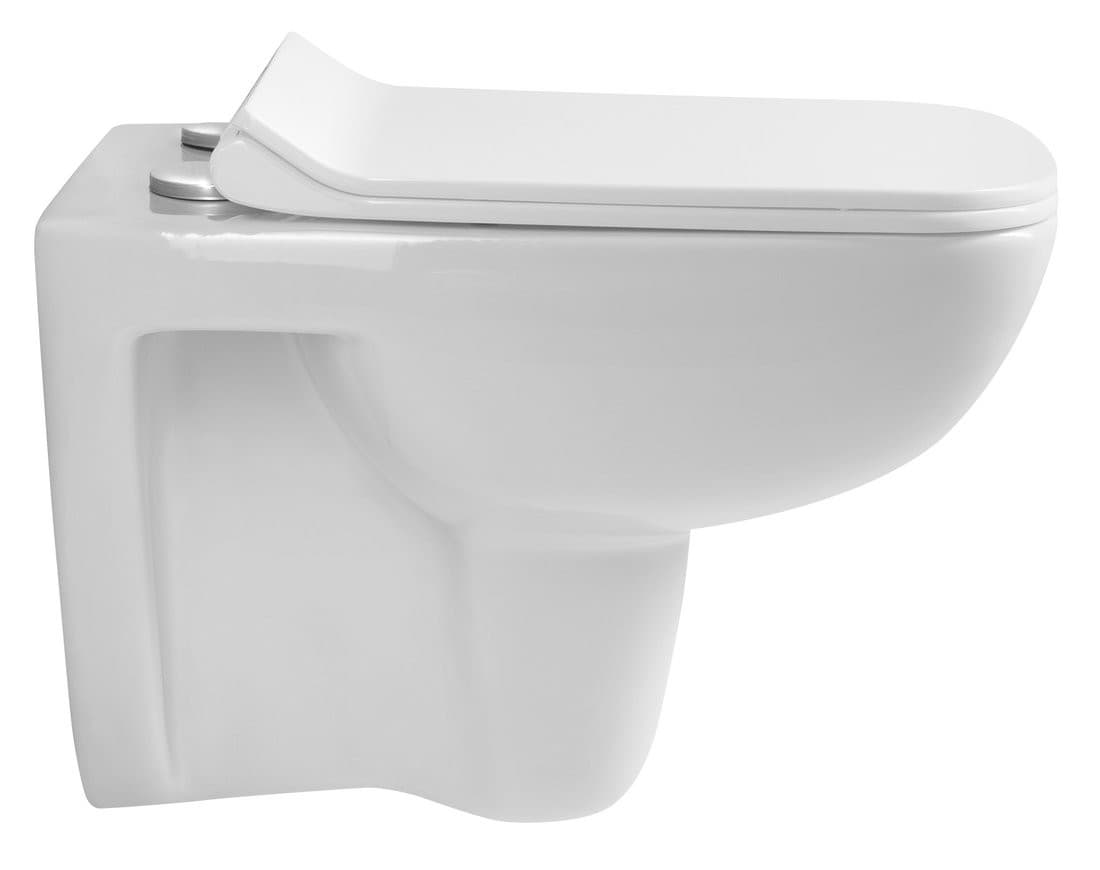 SPAZIA WC misa wisząca, 34x53cm, biały