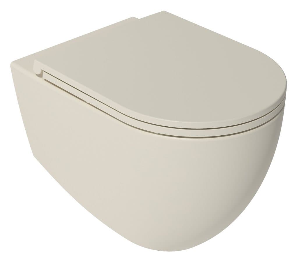 INFINITY Deska WC SLIM, Soft Close, Easy Take, ivory