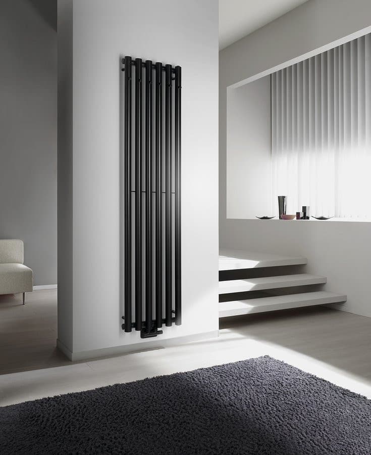 PILON grzejnik łazienkowy 270x1800mm, 4 wieszaki, czarny mat