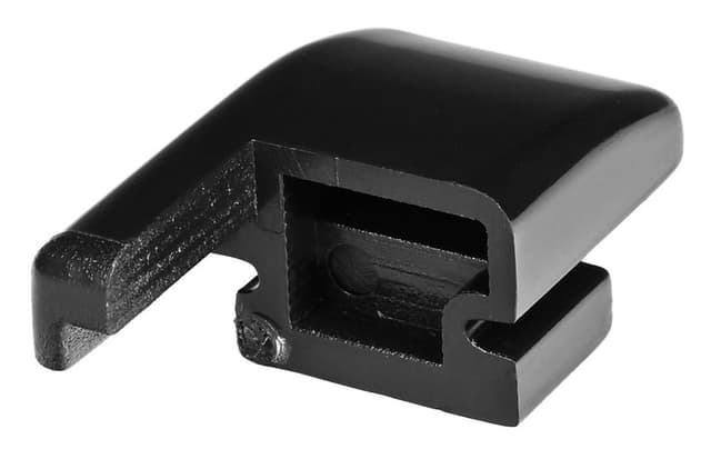 EASY BLACK uchwyt stałego szkła, prawy