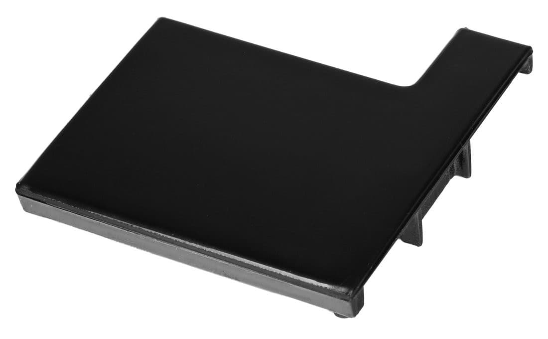 EASY BLACK zaślepka profilu ściennego, prawa