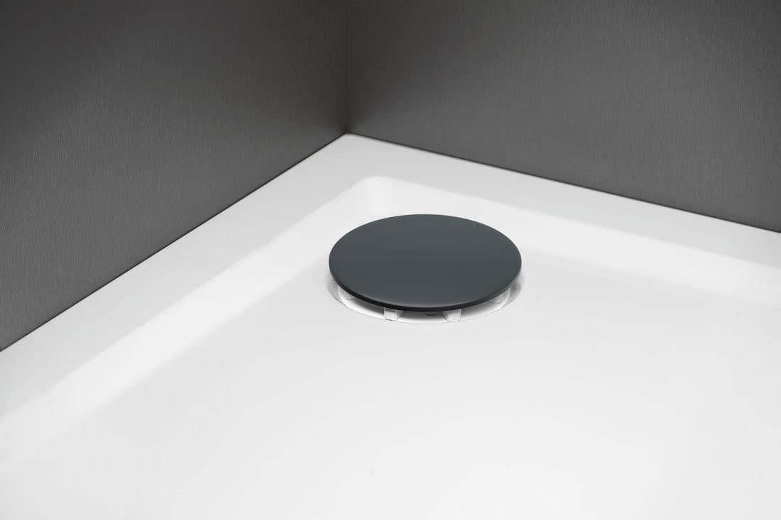 Syfon do brodzików, średnica 90mm, DN40, korek gun metal