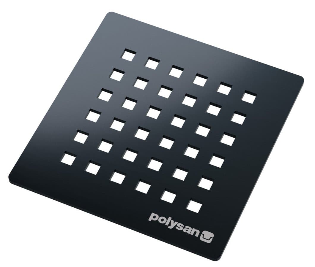 FLEXIA kwadratowa maskownica syfonu, złoto mat