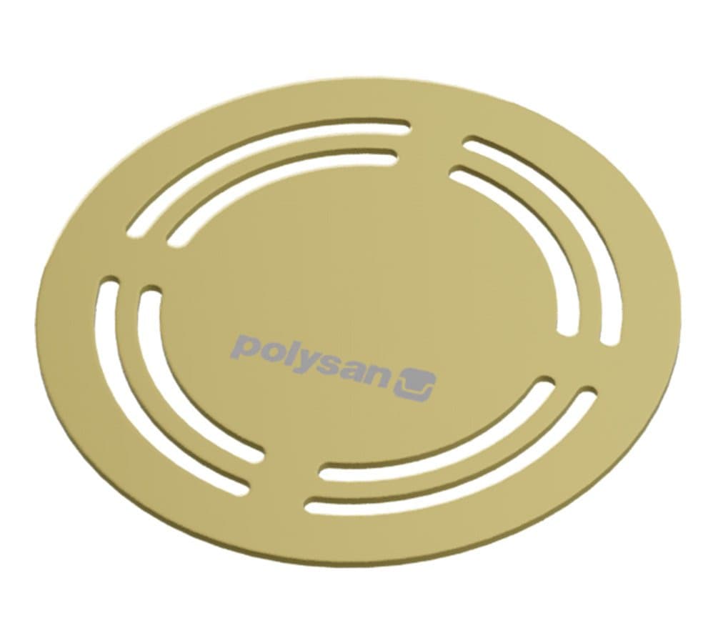 FLEXIA okrągła maskownica syfonu, złoto