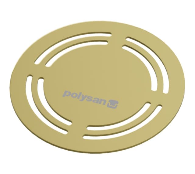 FLEXIA okrągła maskownica syfonu, złoto