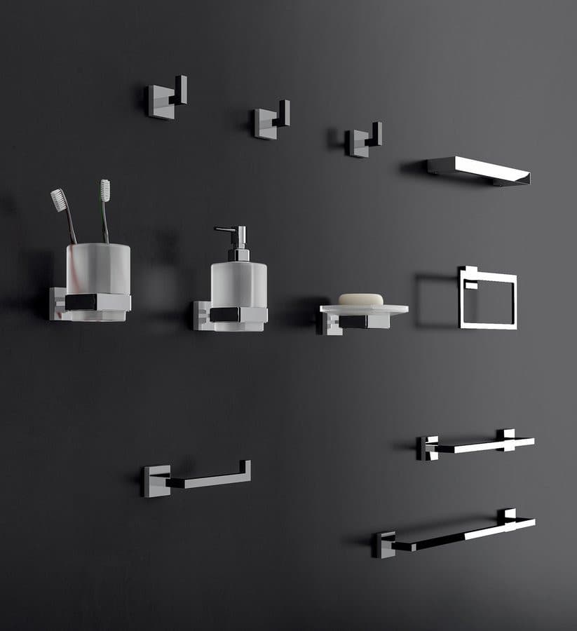 ELBA wieszak na ręczniki 650mm, chrom