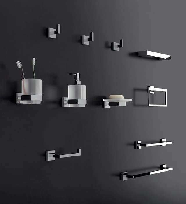 ELBA wieszak na papier toaletowy, chrom