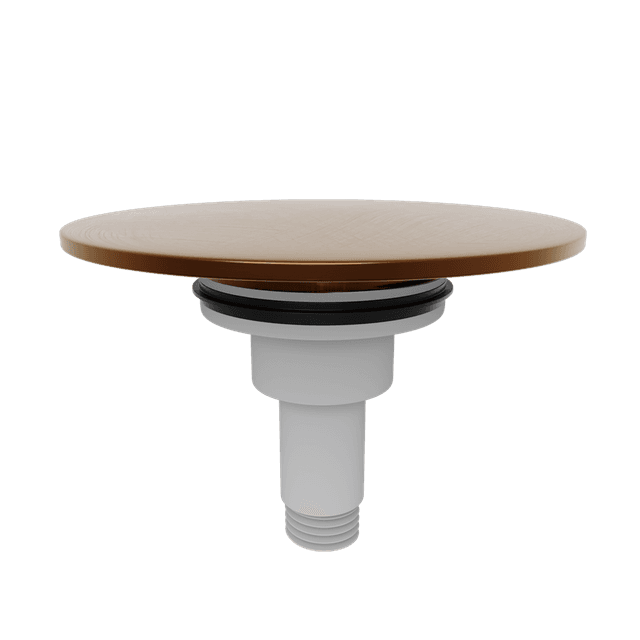 Korek zapasowy do zestawu odpływowego, klik-klak, czarny mat