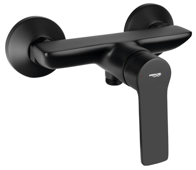 SINTRA bateria prysznicowa ścienna, czarny mat